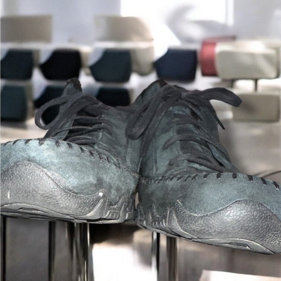 Skechers Women's SZ 11 Bikers Totem Pole Booties Black Suede Leather - Picture 4 of 6